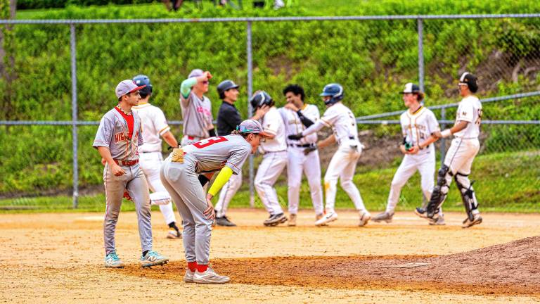 <b>High Point, seeded 10th, fell to seventh-seeded West Milford, 3-2, in the first round of the NJSIAA North Jersey, Section 1, Group 2 tournament May 27. (Photo by TJ Nolan)</b>