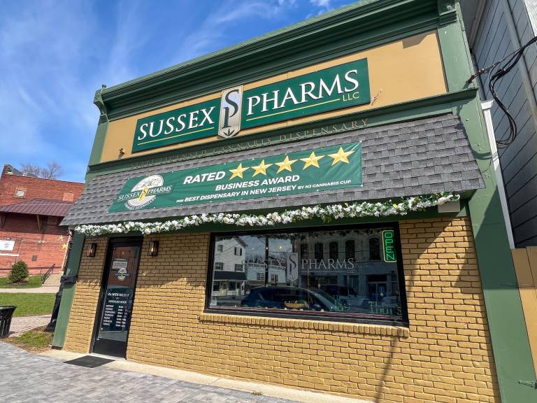 $!<b>The Sussex Pharms storefront.</b>