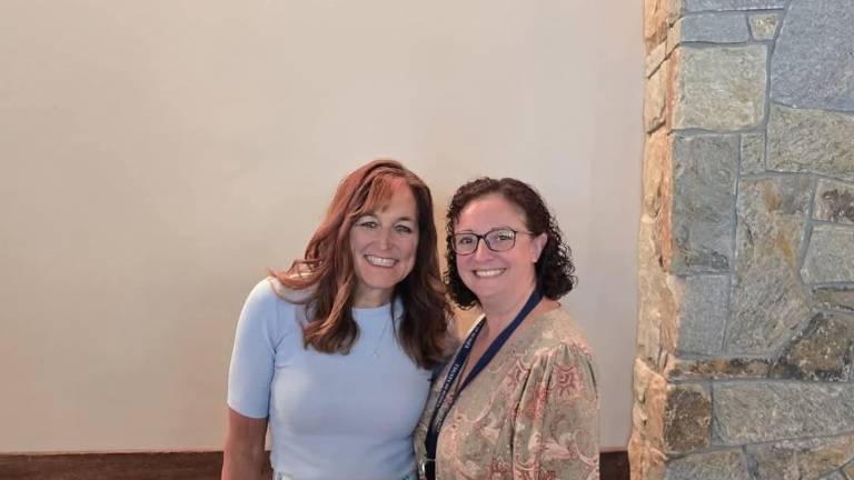 <b>Sussex County Board of County Commissioners Deputy Director Jill Space and Interim Administrator Christina Marks.</b>