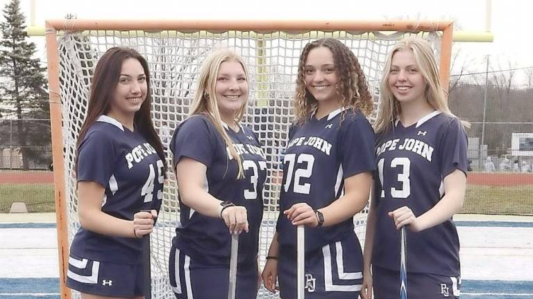 Madison Maguire, Caitlin Carothers, Mallory Morelli and Mia Lauzon.