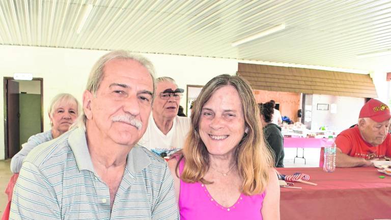 Bill and Debby Rude of Hamburg pose for a photo. Bill Rude is a 4-year Navy veteran and worked at the Picatinny Arsenal for 37 years.