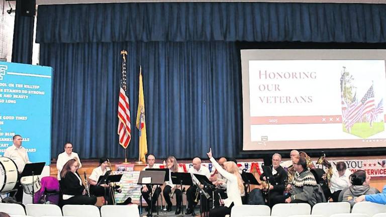 The Franklin Borough School’s Veterans Day ceremony.